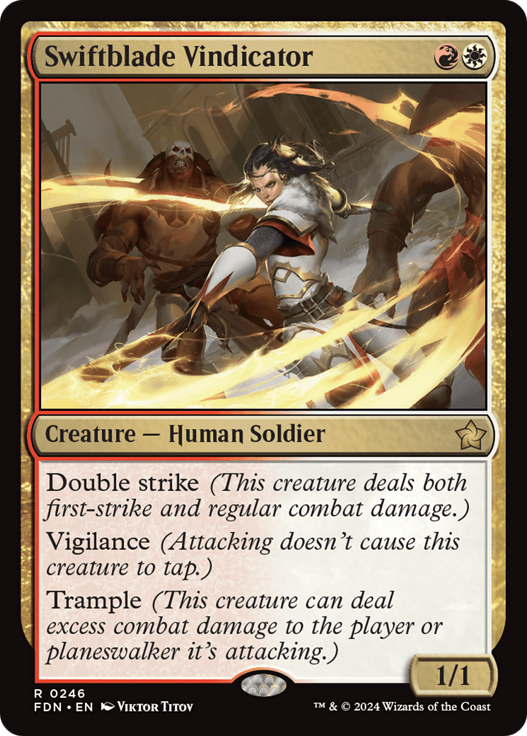 Swiftblade Vindicator [Foundations] - Card Brawlers