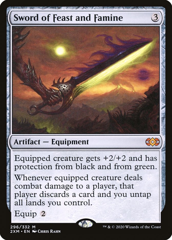 Sword of Feast and Famine [Double Masters] - Card Brawlers