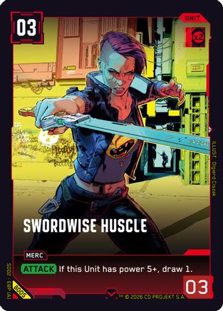 Swordwise Huscle (B005) - Embracing Power Beta Starter Deck - Card Brawlers