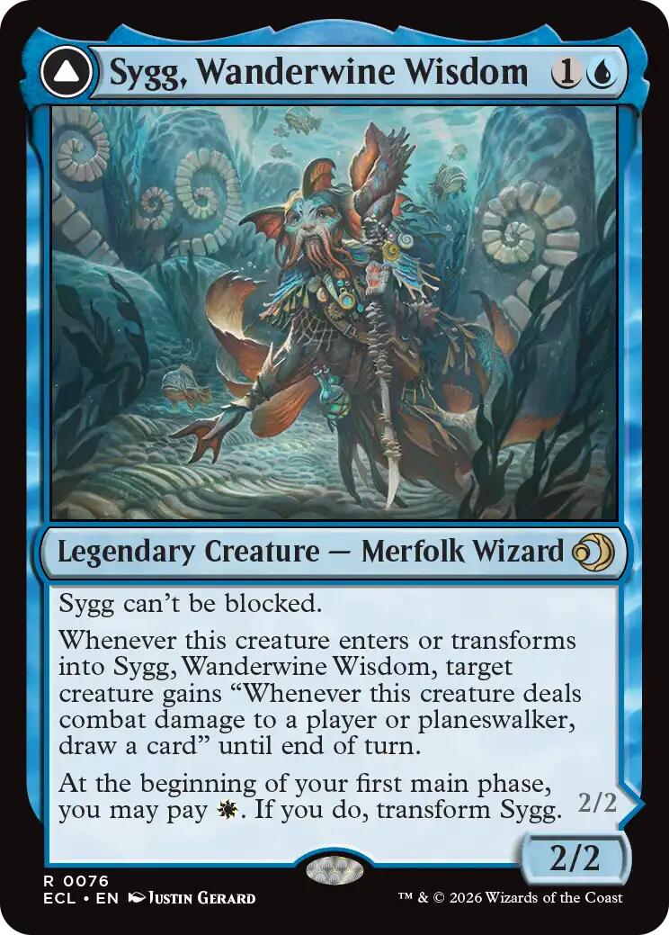 Sygg, Wanderwine Wisdom [Lorwyn Eclipsed] - Card Brawlers