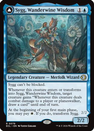 Sygg, Wanderwine Wisdom (PPECL-076) - Promo Pack: Lorwyn Eclipsed - Card Brawlers
