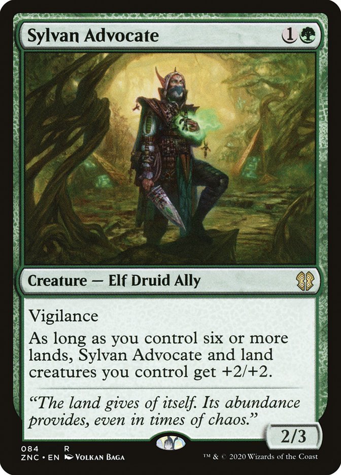 Sylvan Advocate [Zendikar Rising Commander] - Card Brawlers