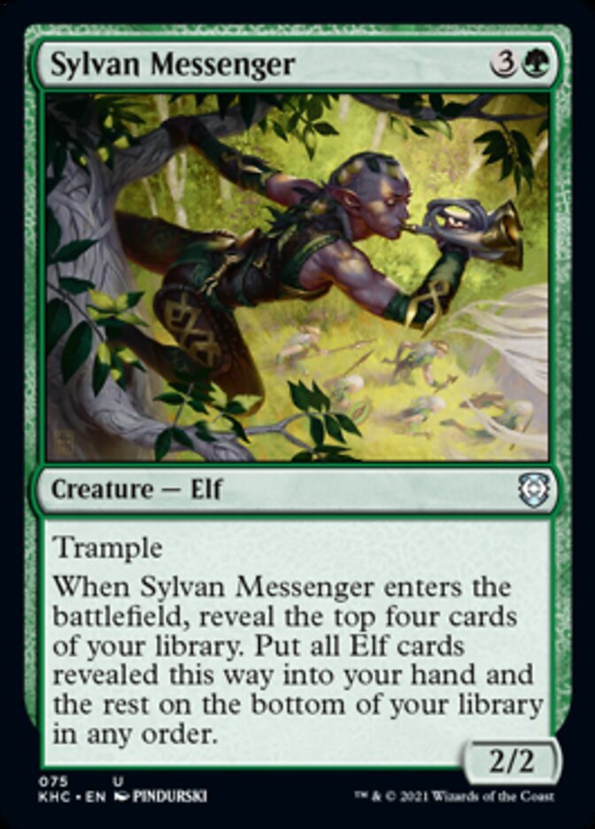 Sylvan Messenger [Kaldheim Commander] - Card Brawlers