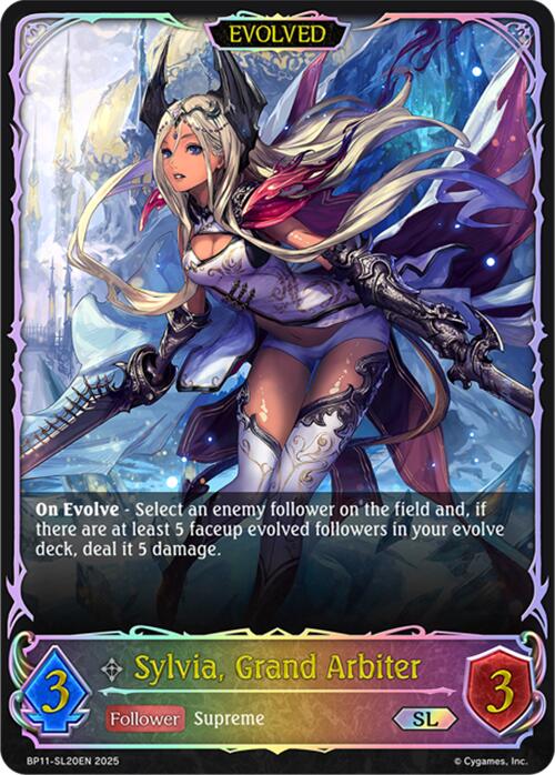 Sylvia, Grand Arbiter (Evolved) (BP11 - SL20EN) [Bullet of Fate] - Card Brawlers