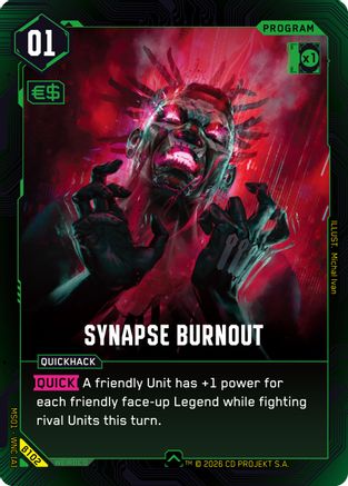Synapse Burnout (B102) - Welcome to Night City Beta - Card Brawlers