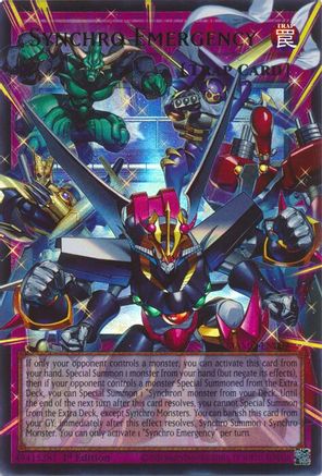 Synchro Emergency (Extended Art) (MAMO-EN009) - Magnificent Monsters 1st Edition - Card Brawlers