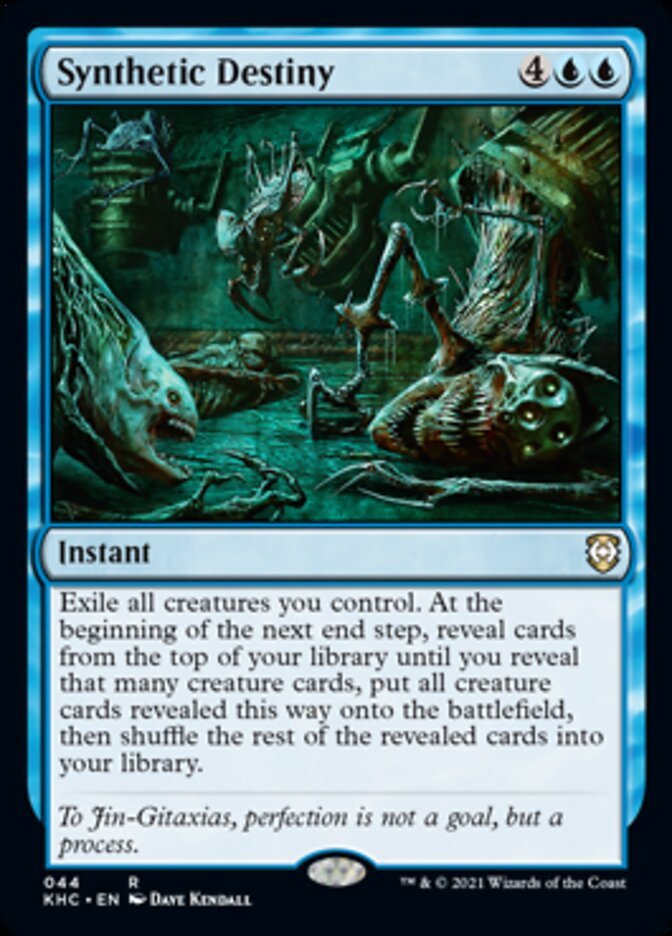 Synthetic Destiny [Kaldheim Commander] - Card Brawlers