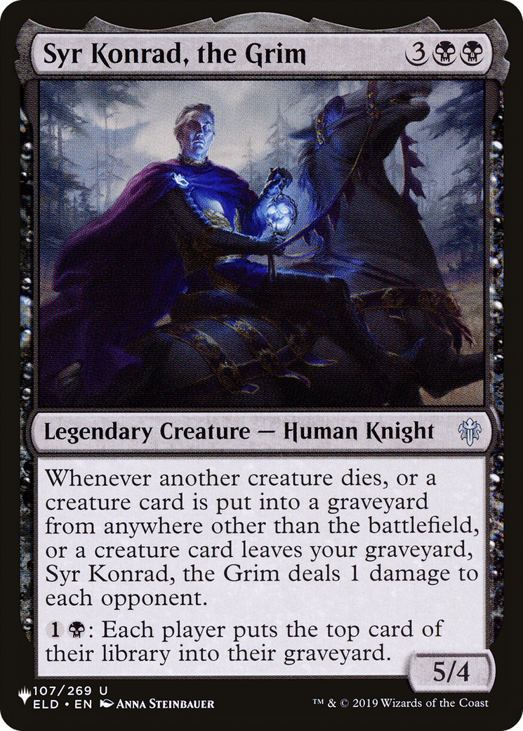 Syr Konrad, the Grim [The List] - Card Brawlers
