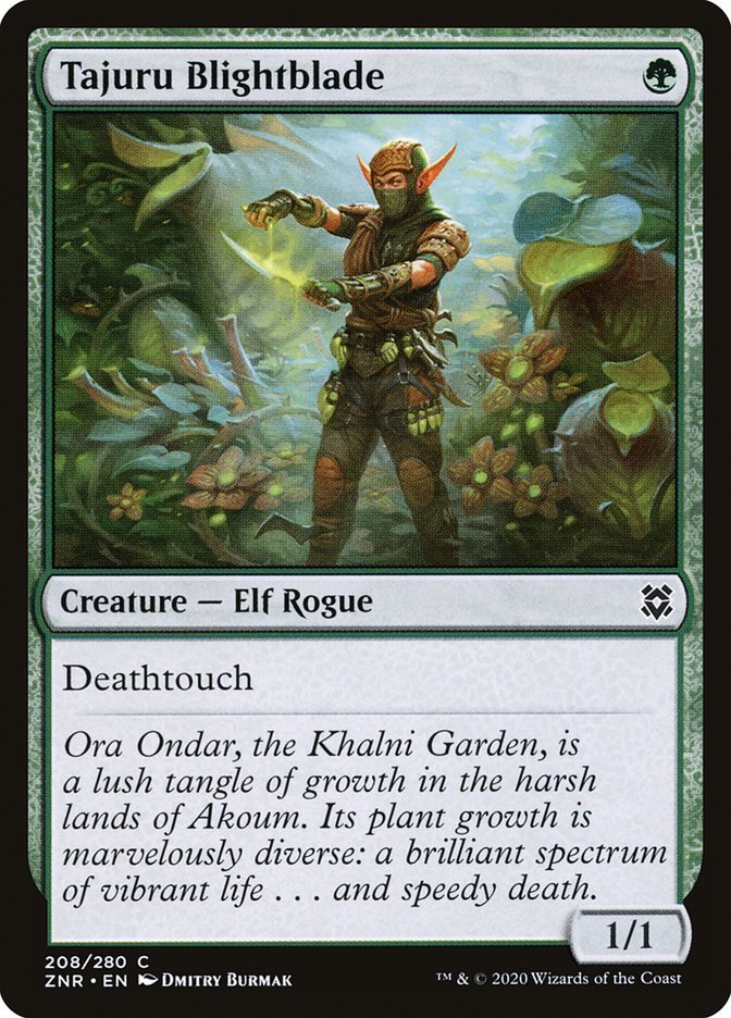 Tajuru Blightblade [Zendikar Rising] - Card Brawlers