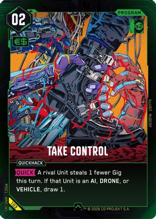 Take Control (103) - Welcome to Night City Retail - Card Brawlers