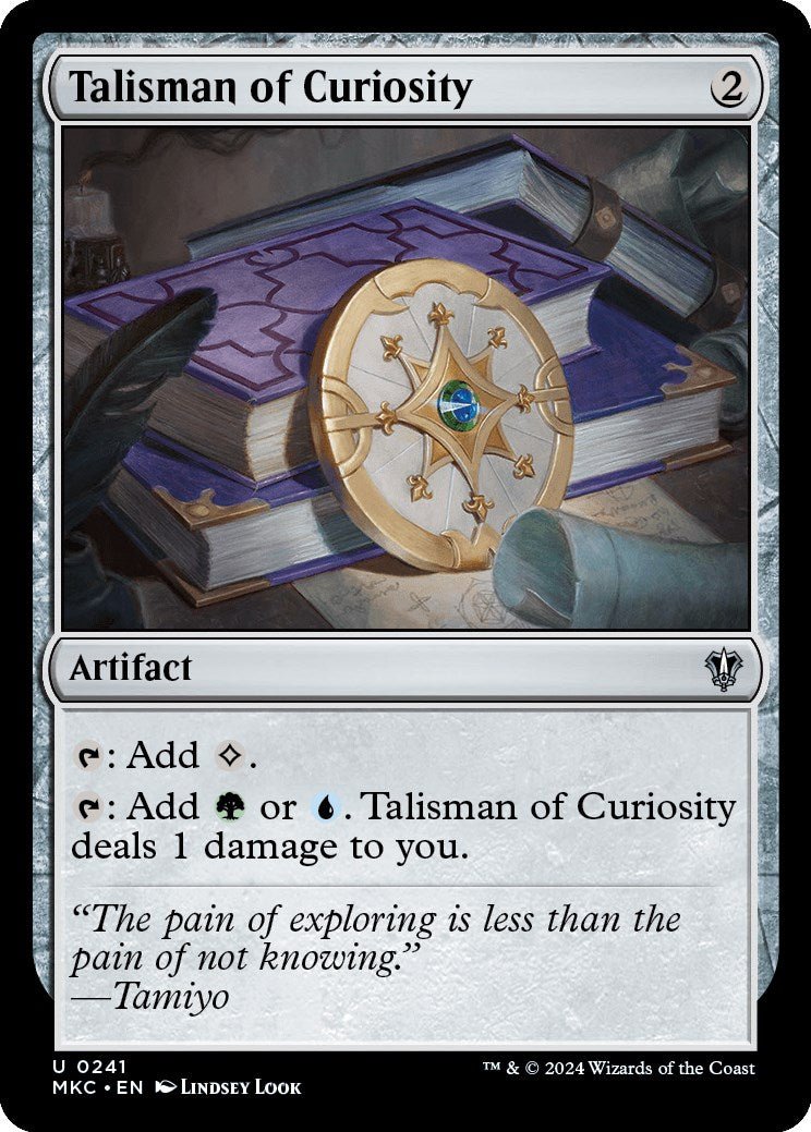 Talisman of Curiosity [Murders at Karlov Manor Commander] - Card Brawlers