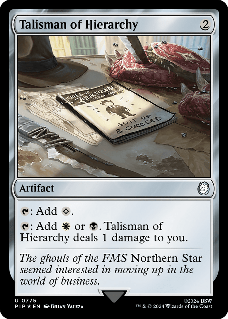 Talisman of Hierarchy (Surge Foil) [Fallout] - Card Brawlers
