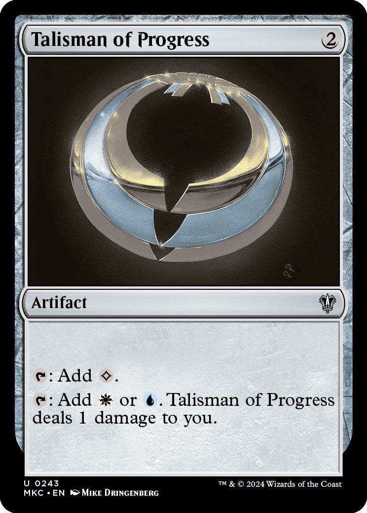 Talisman of Progress [Murders at Karlov Manor Commander] - Card Brawlers