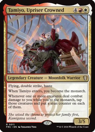 Tamiyo, Upriser Crowned (FRC-011) - Commander: Reality Fracture - Card Brawlers