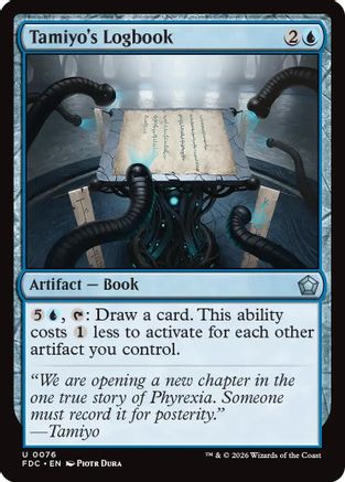 Tamiyo's Logbook (FDC-076) - Commander: Foundations - Card Brawlers