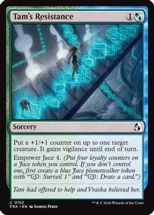 Tam's Resistance (FRA-153) - Reality Fracture Foil - Card Brawlers