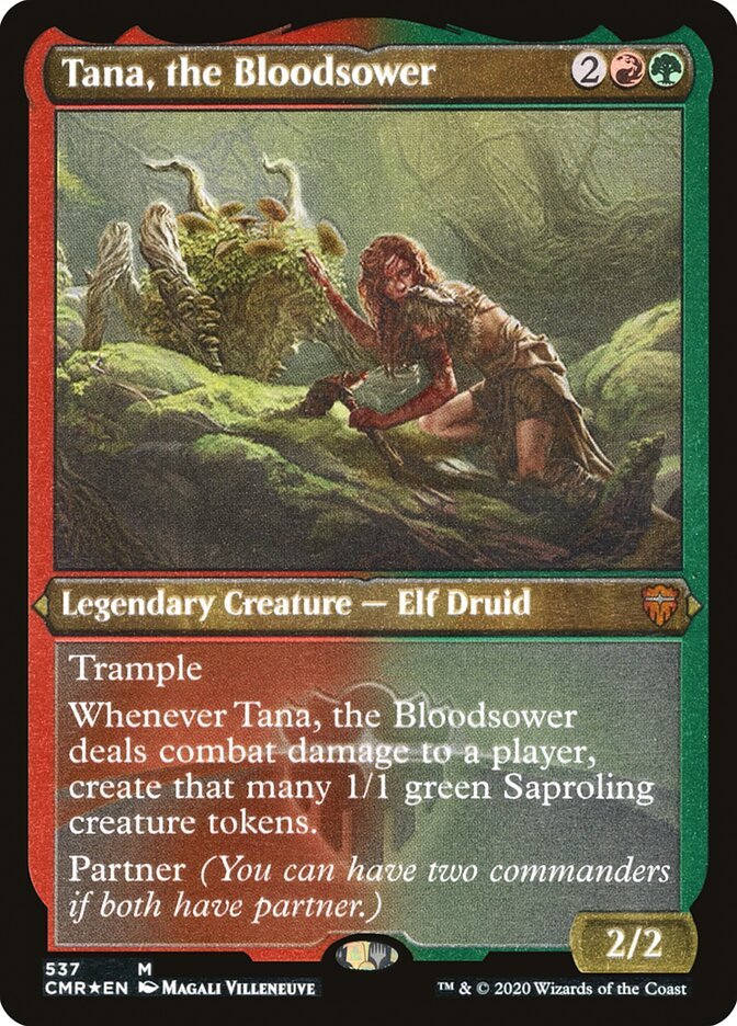 Tana, the Bloodsower (Etched) [Commander Legends] - Card Brawlers