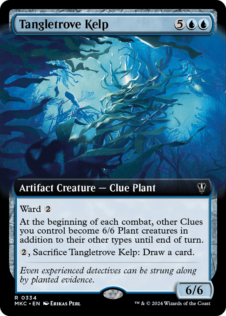 Tangletrove Kelp (Extended Art) [Murders at Karlov Manor Commander] - Card Brawlers