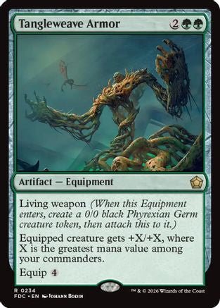 Tangleweave Armor (FDC-234) - Commander: Foundations - Card Brawlers