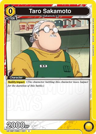 Taro Sakamoto (021) (UE19BT/SMD-1-021) - UE19BT SAKAMOTO DAYS Foil - Card Brawlers