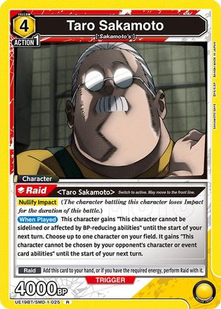 Taro Sakamoto (025) (UE19BT/SMD-1-025) - UE19BT SAKAMOTO DAYS Foil - Card Brawlers
