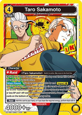 Taro Sakamoto (026) (UE19BT/SMD-1-026) - UE19BT SAKAMOTO DAYS Foil - Card Brawlers