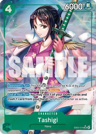 Tashigi (Alternate Art) (EB03-018) - Extra Booster: One Piece Heroines Edition Foil - Card Brawlers