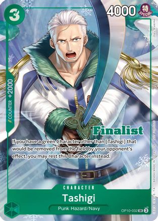 Tashigi (Finalist Card Set Vol.1) (OP10-032) - One Piece Promotion Cards Foil - Card Brawlers