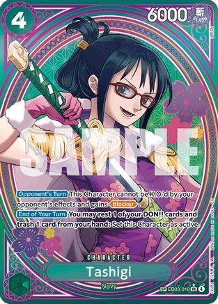Tashigi (SP) (EB03-018) - Extra Booster: One Piece Heroines Edition Foil - Card Brawlers
