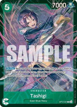 Tashigi (Store Treasure Cup 2025) (OP12-031) - One Piece Promotion Cards Foil - Card Brawlers