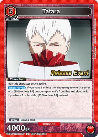Tatara (UEPR/TKG-1-077) - UE18BT Tokyo Ghoul Release Event - Card Brawlers