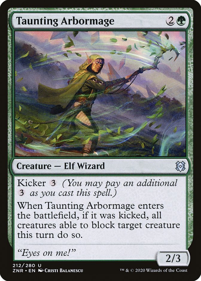 Taunting Arbormage [Zendikar Rising] - Card Brawlers