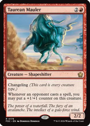 Taurean Mauler (FDC-178) - Commander: Foundations - Card Brawlers