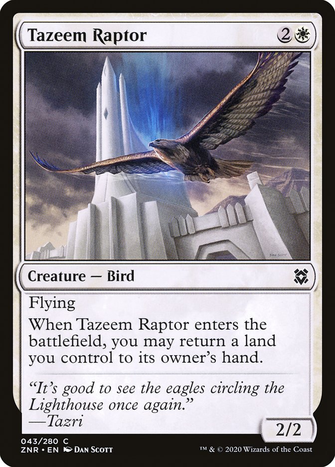 Tazeem Raptor [Zendikar Rising] - Card Brawlers