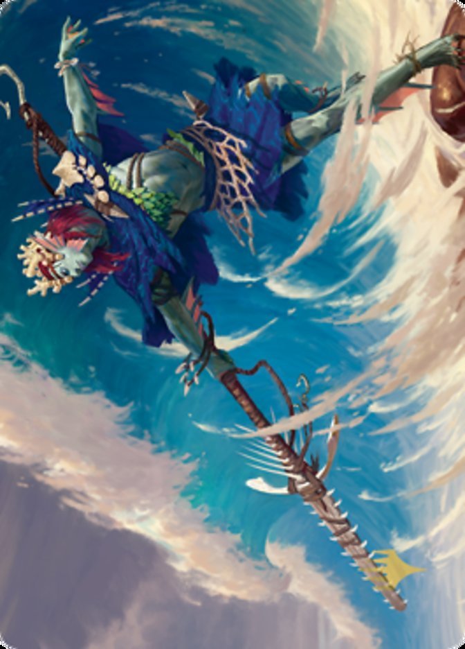 Tazeem Roilmage Art Card (Gold - Stamped Signature) [Zendikar Rising Art Series] - Card Brawlers