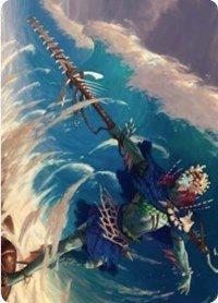 Tazeem Roilmage Art Card [Zendikar Rising Art Series] - Card Brawlers