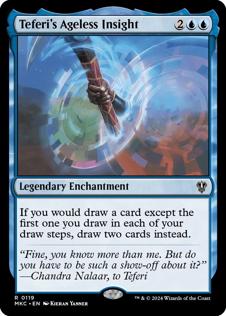 Teferi's Ageless Insight [Murders at Karlov Manor Commander] - Card Brawlers