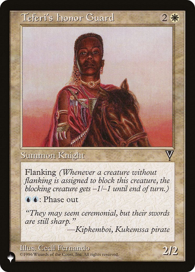 Teferi's Honor Guard [The List] - Card Brawlers