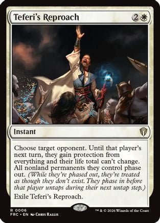 Teferi's Reproach (FRC-006) - Commander: Reality Fracture - Card Brawlers