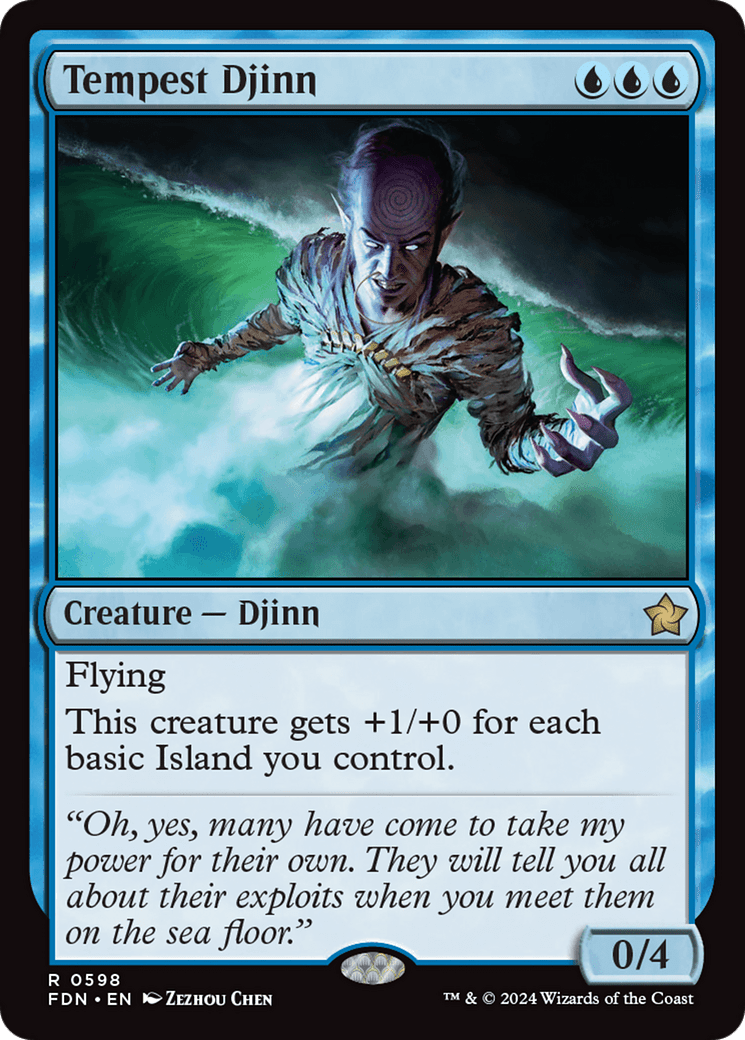 Tempest Djinn [Foundations] - Card Brawlers