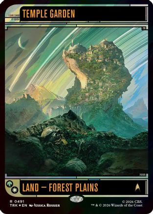 Temple Garden (Surge Foil) (TRK-491) - Star Trek Foil - Card Brawlers