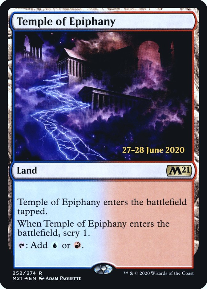 Temple of Epiphany [Core Set 2021 Prerelease Promos] - Card Brawlers