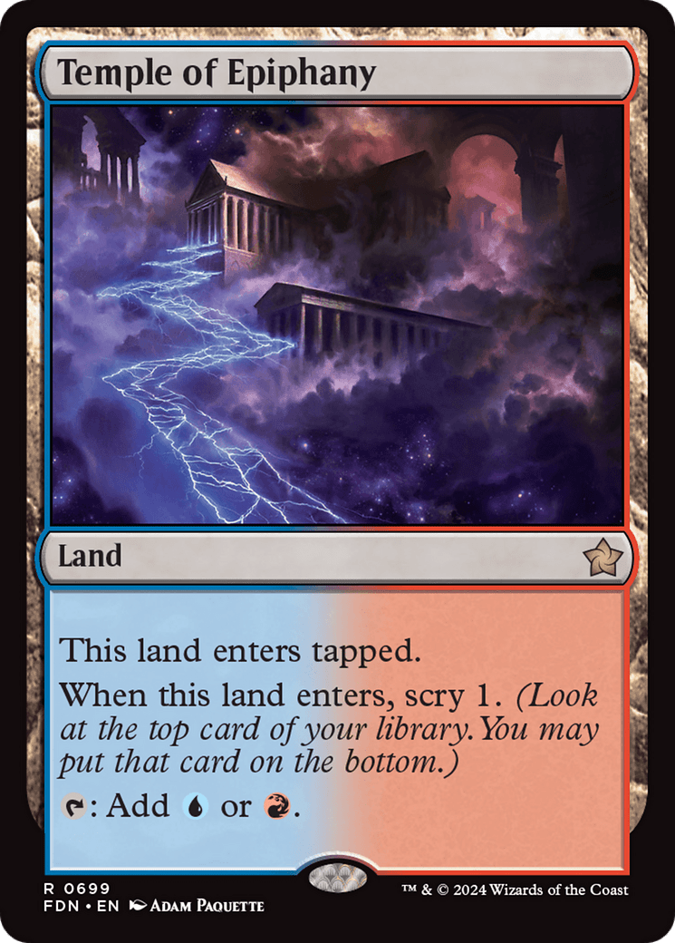 Temple of Epiphany [Foundations] - Card Brawlers