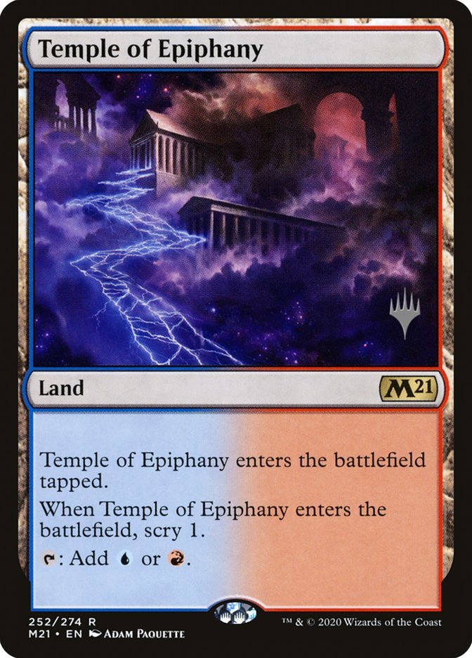 Temple of Epiphany (Promo Pack) [Core Set 2021 Promos] - Card Brawlers