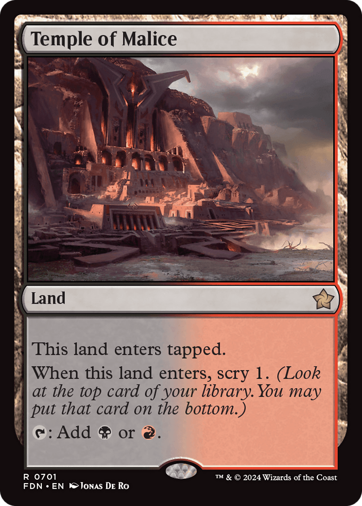 Temple of Malice [Foundations] - Card Brawlers
