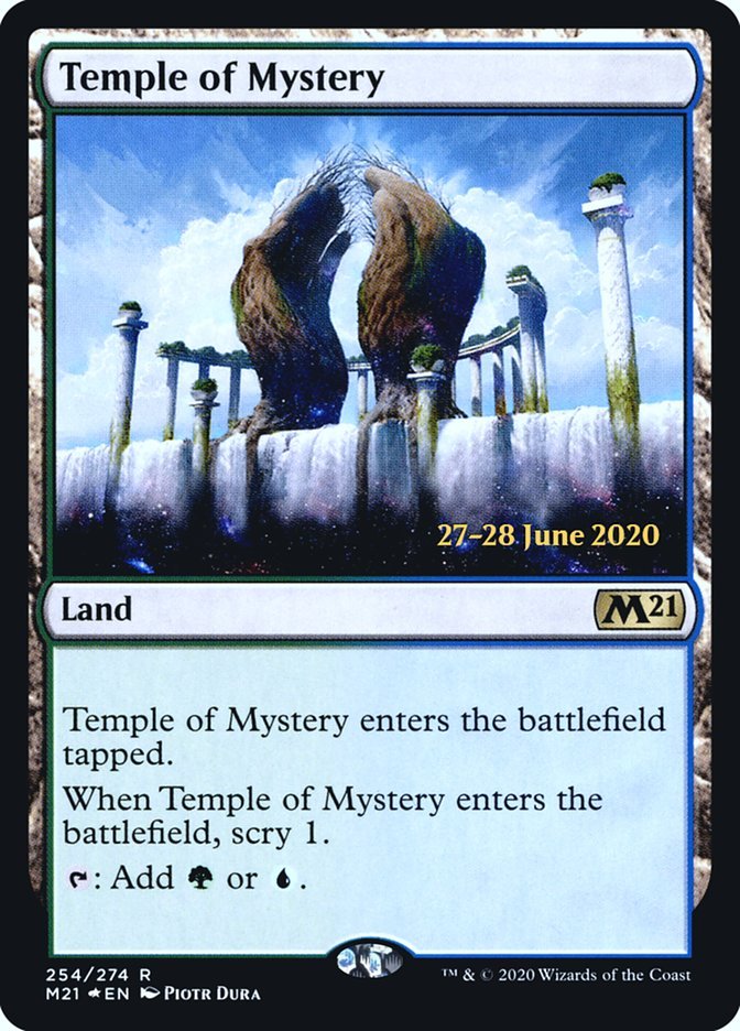 Temple of Mystery [Core Set 2021 Prerelease Promos] - Card Brawlers