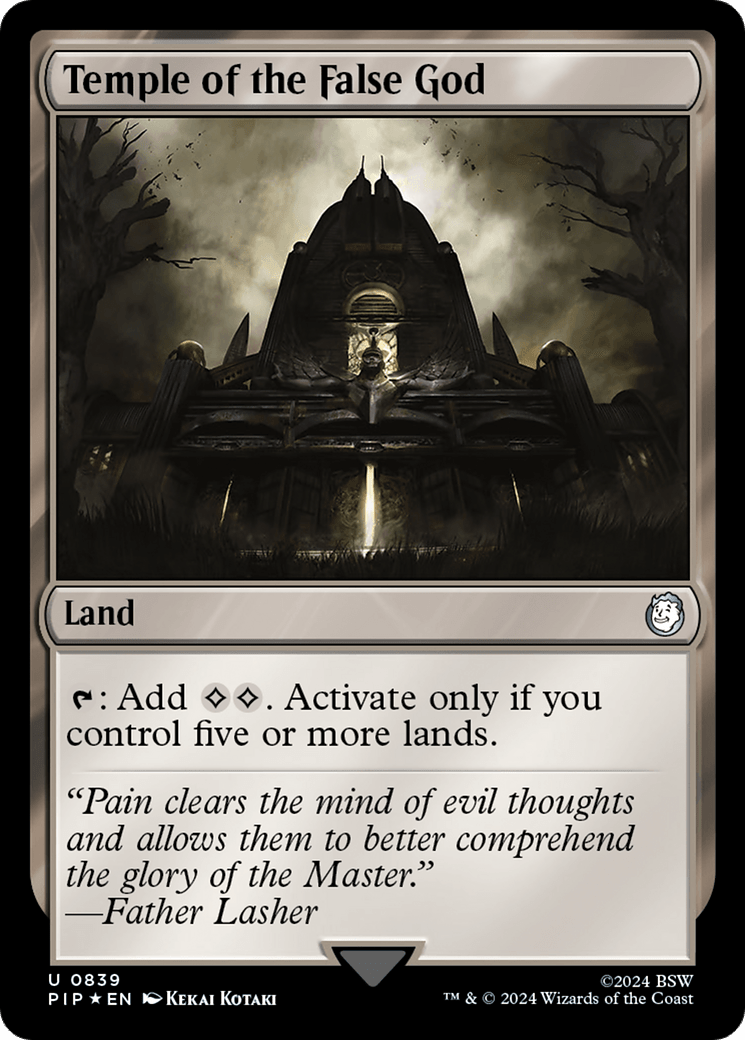 Temple of the False God (Surge Foil) [Fallout] - Card Brawlers