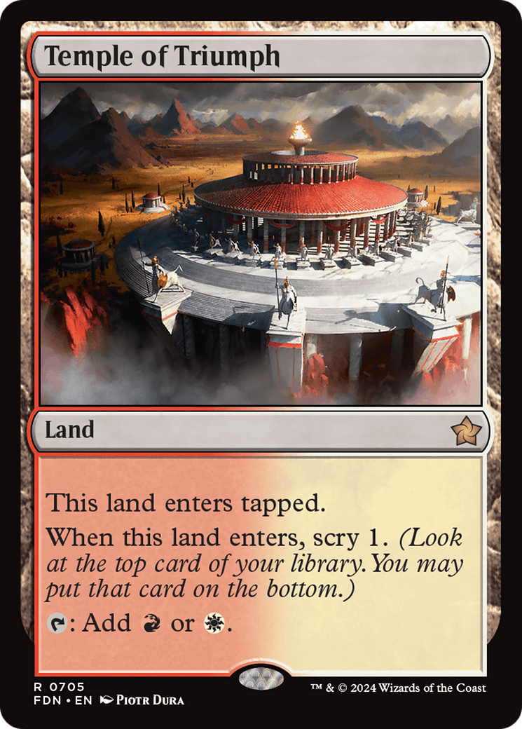 Temple of Triumph [Foundations] - Card Brawlers