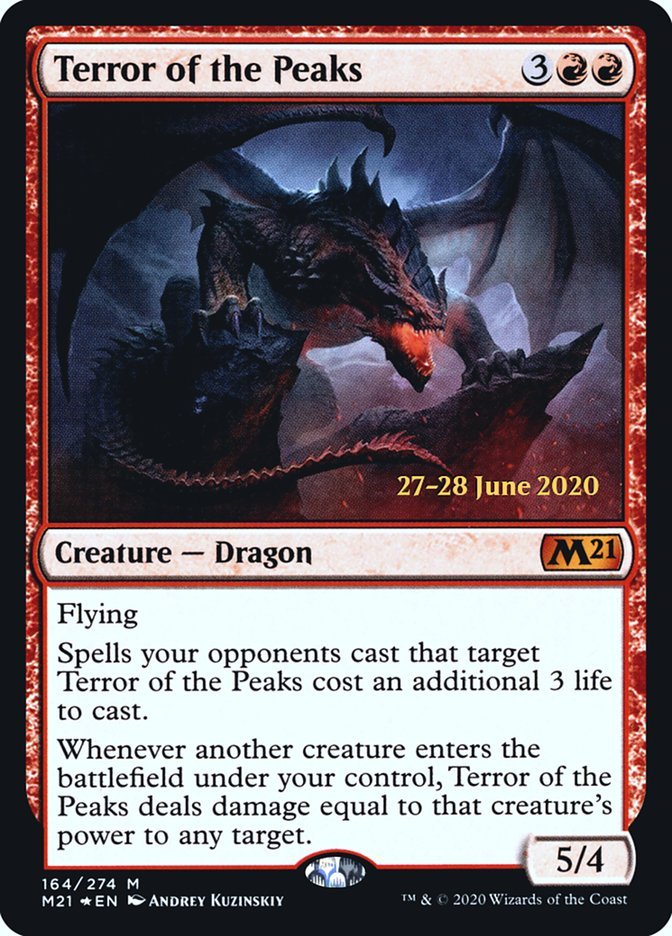 Terror of the Peaks [Core Set 2021 Prerelease Promos] - Card Brawlers