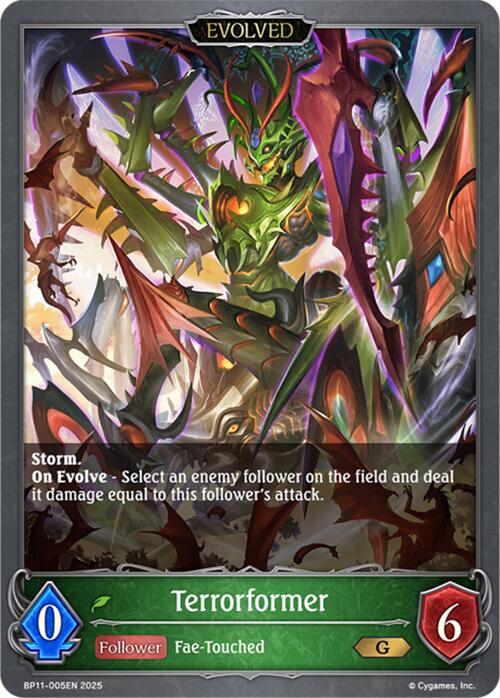 Terrorformer (Evolved) (BP11 - 005EN) [Bullet of Fate] - Card Brawlers